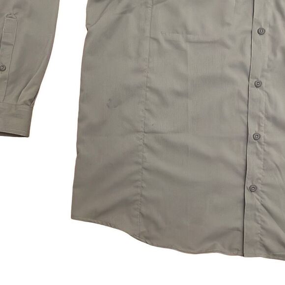 Columbia Sportswear Company Gray Long Sleeve Button-Up Size 2XL - Picture 3 of 6